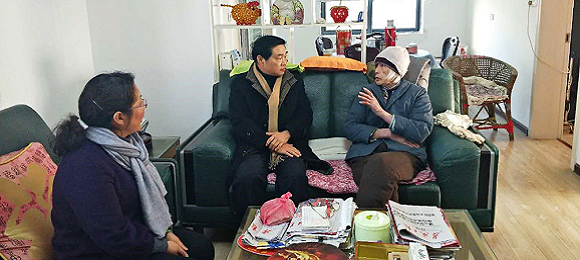 孝感市侨联主席高乔明慰问孝南区重点侨资企业和侨界代表