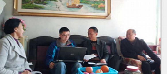 宜都市侨联看望回乡探亲华侨医学博士汪锐