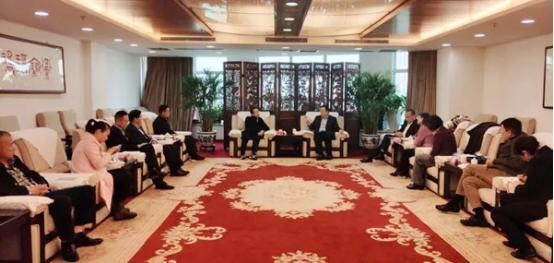 孝感市委常委江浩赴京拜谢中国华侨公益基金会、北京侨商会和富华国际集团