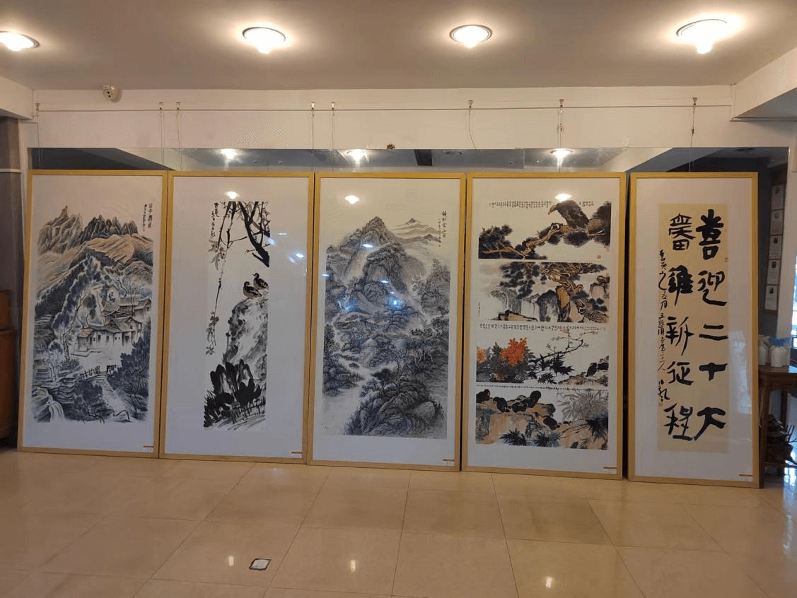 仙桃市侨联举办庆祝建党101周年优秀书画作品展