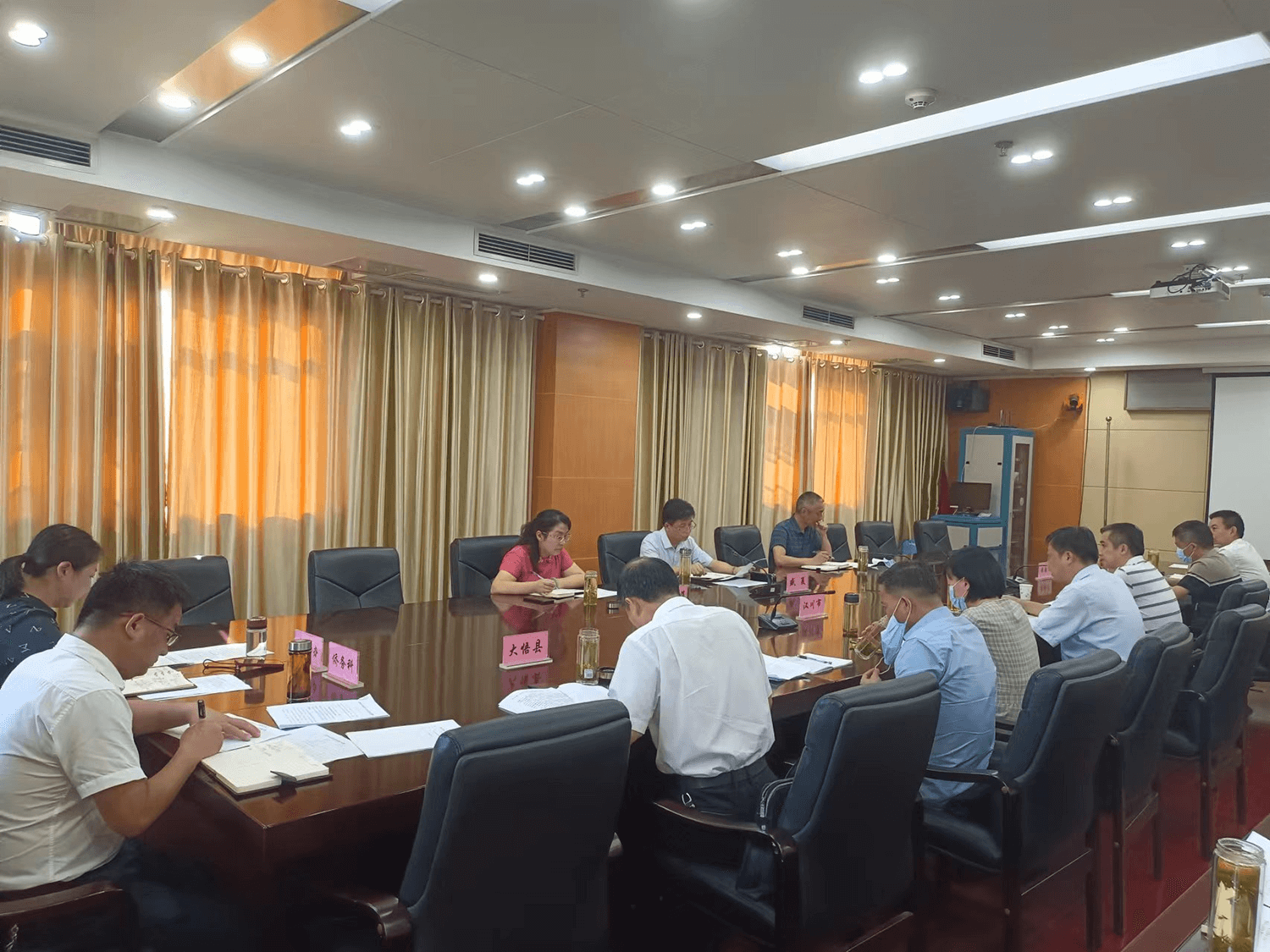 孝感市召开2022年“华创会”签约项目   推进会