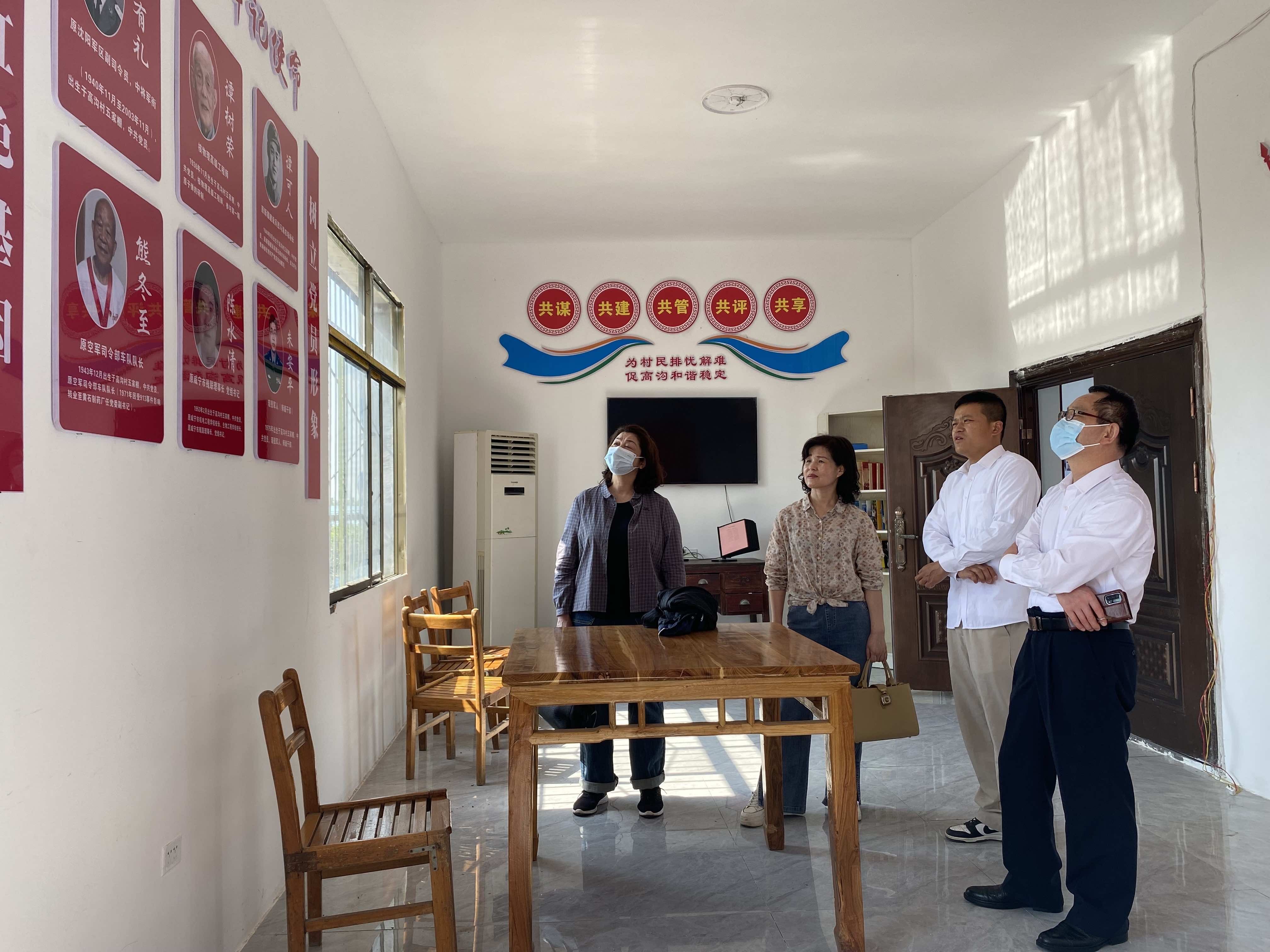鄂州市侨联党组书记冯俊杰带队赴高沟村调研乡村振兴工作