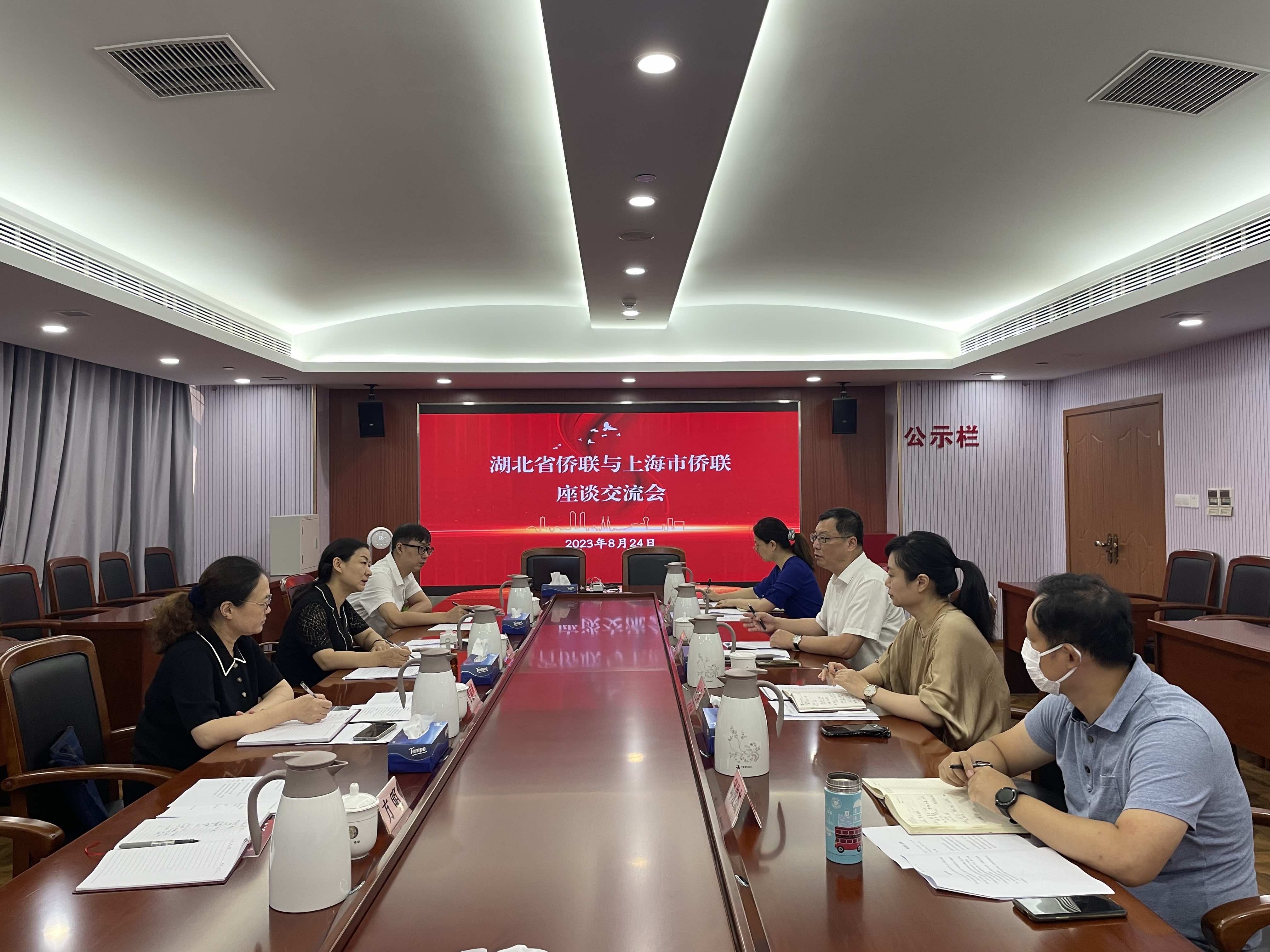 湖北省侨联赴上海市学习考察